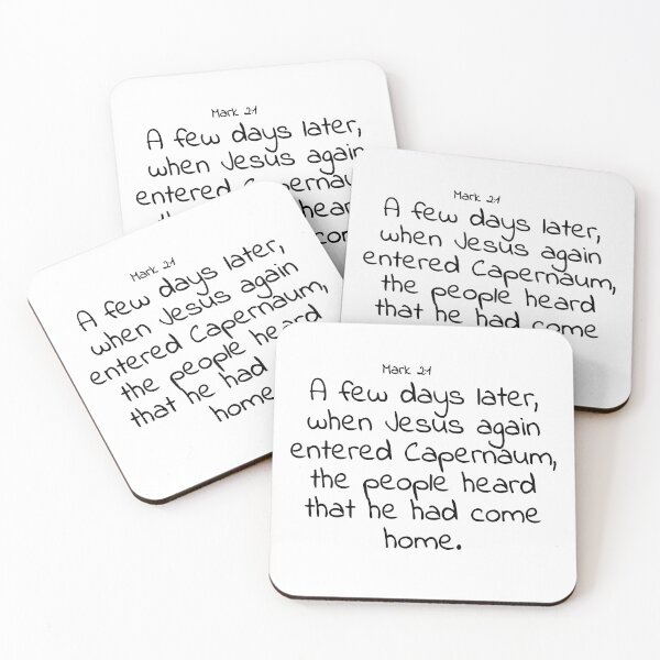 Item preview, Bible verse: Mark 2:1 designed and sold by john-3-16.