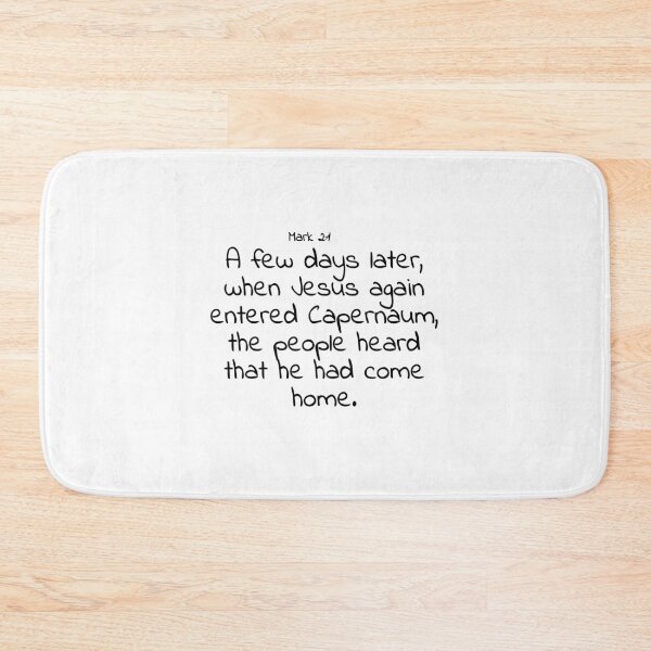Item preview, Bible verse: Mark 2:1 designed and sold by john-3-16.