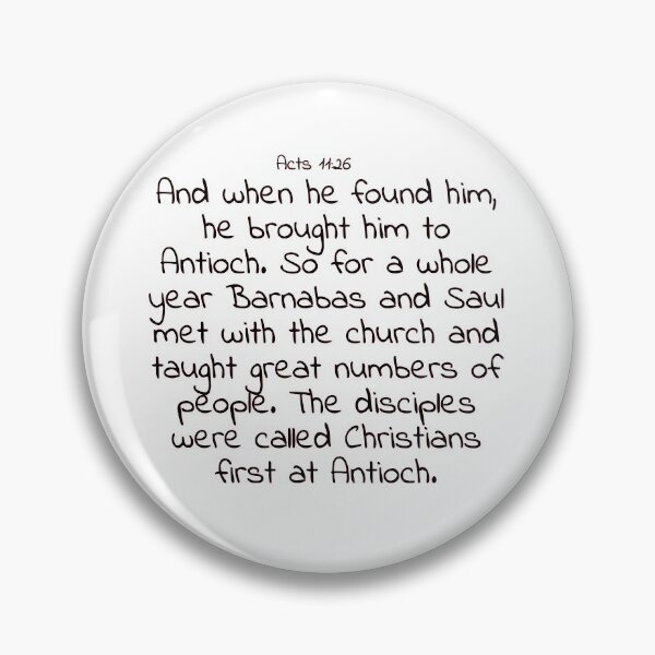Item preview, Bible verse: Acts 11:26 designed and sold by john-3-16.