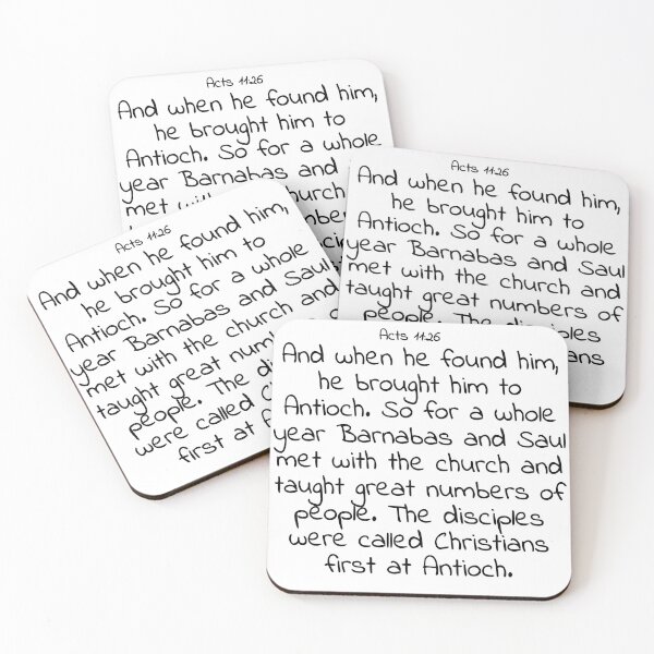 Item preview, Bible verse: Acts 11:26 designed and sold by john-3-16.