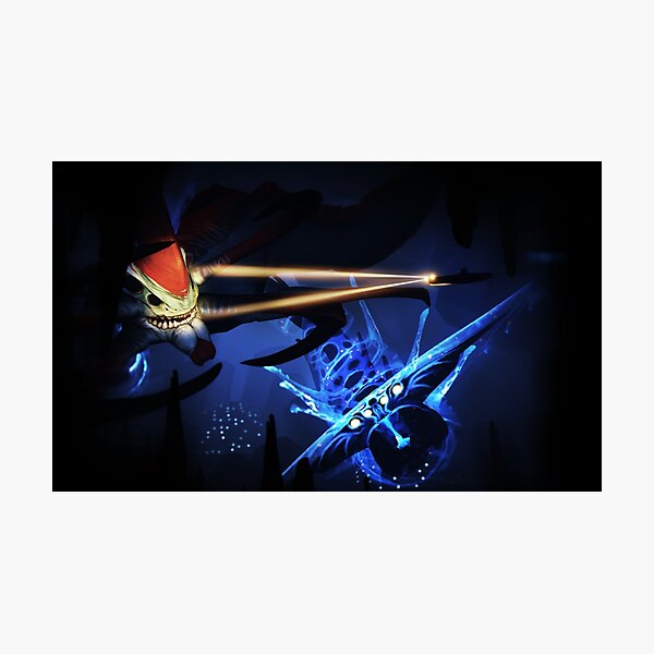 Subnautica Game - Leviathan Battle Photographic Print