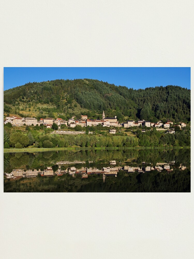 Alternate view of Saint Martial lake and village Photographic Print