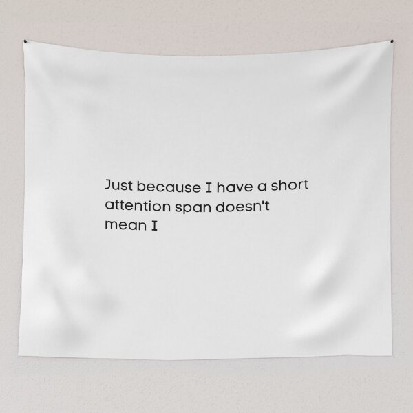 Item preview, Short Attention Span designed and sold by teez4dayz.