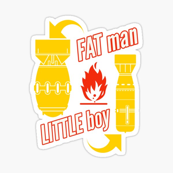 Item preview, Fat man and little boy designed and sold by UltraWaves.