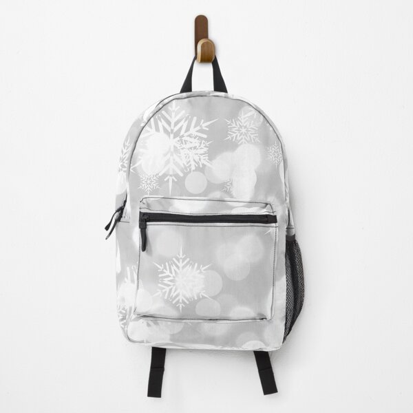 Item preview, Christmas Snowflakes Bokeh Silver Pattern designed and sold by livianasgifts.