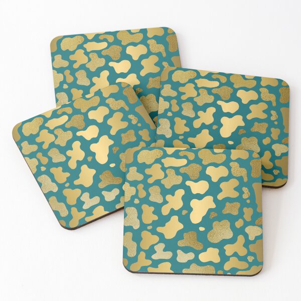 Item preview, Golden cow print designed and sold by LenasScribbles.