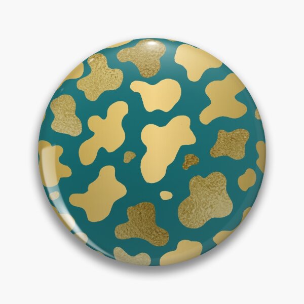 Item preview, Golden cow print designed and sold by LenasScribbles.