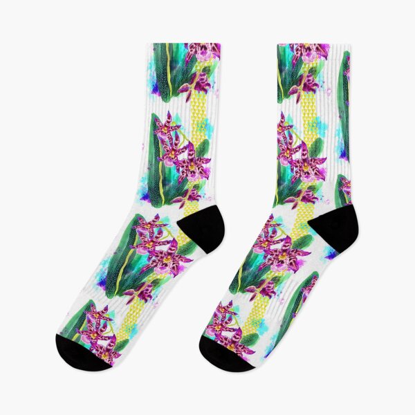Item preview, Spider orchids geometric designed and sold by orangerinka.