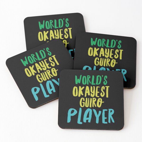 Item preview, World's Okayest Guiro Player designed and sold by ojdart.