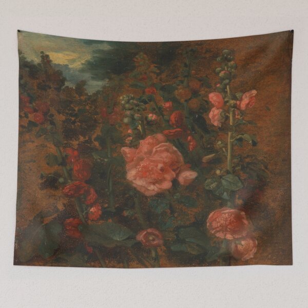 Item preview, john constable - Study of Hollyhocks designed and sold by Vivanne-art.