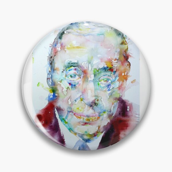 Item preview, PABLO NERUDA - wattercolor portrait designed and sold by lautir.