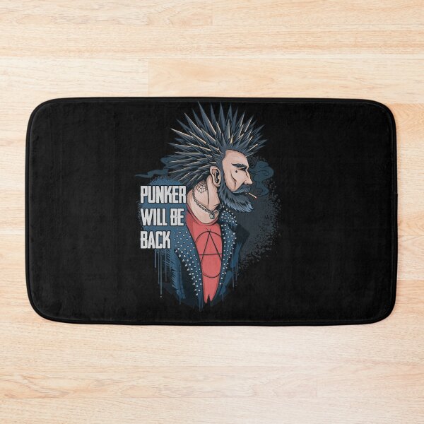 Item preview, The punker man smokes his hair spikes and wears a spiked rocker. designed and sold by king's Outfit.
