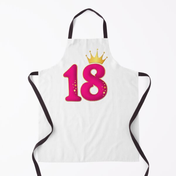 Item preview, 18 Years Old, Birthday party design for girls. Number 18 and crown designed and sold by iclipart.