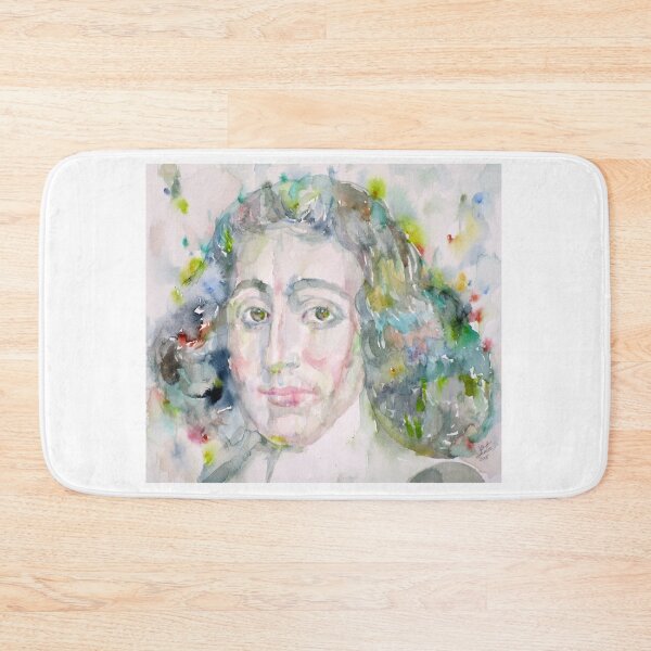 Item preview, BARUCH SPINOZA - watercolor portrait designed and sold by lautir.
