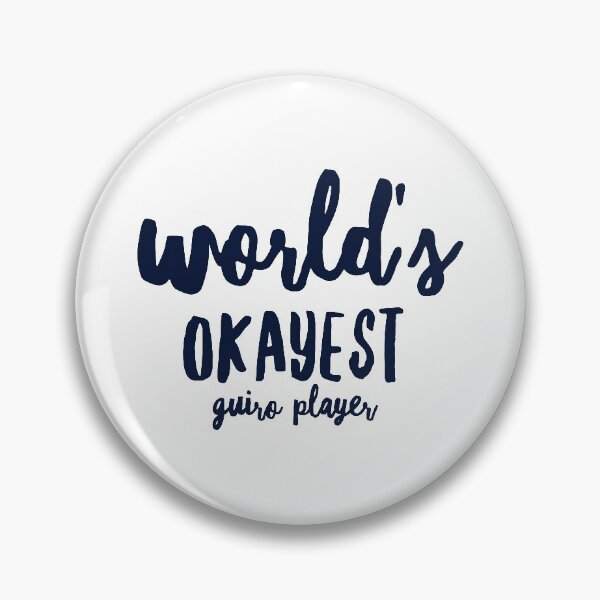 Item preview, World's Okayest Guiro Player designed and sold by ojdart.