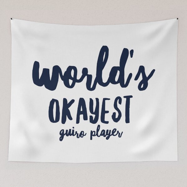 Item preview, World's Okayest Guiro Player designed and sold by ojdart.