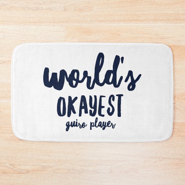 Item preview, World's Okayest Guiro Player designed and sold by ojdart.