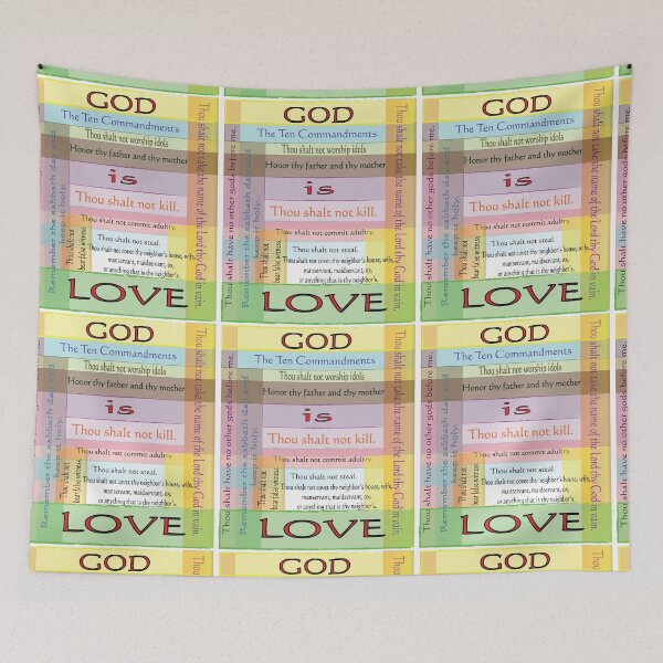 Item preview, Ten Commandments designed and sold by designingjudy.