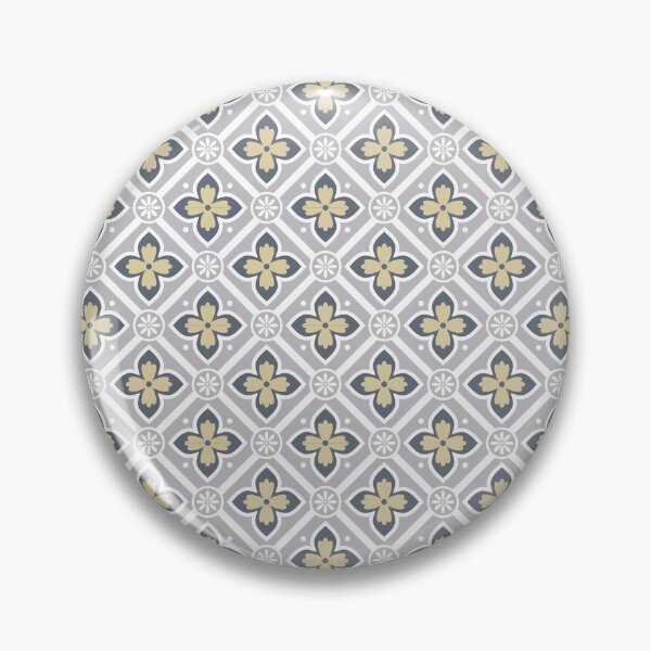 Item preview, pale green yellow gray victorian mosaic pattern, moroccan, vintage, decorative, shabby chic decoration, chelsea, classic, portuguese, mexican, georgian, traditional, oriental, spanish, turkish designed and sold by BONBcreative.