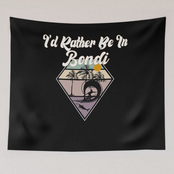 Item preview, I'd Rather Be In Bondi Surfer Surfboard Gift Surfing Is My Passion designed and sold by medbdj.