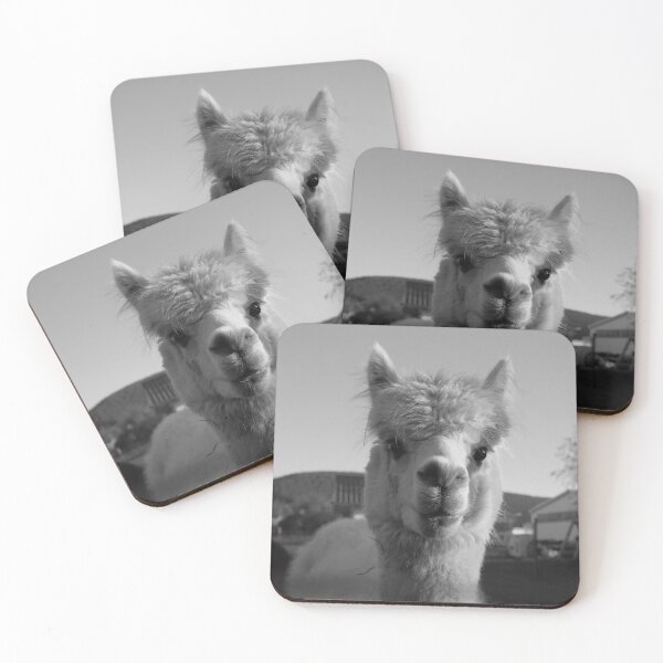 Artikelvorschau, Alpaca Black & White Lama Peru Alpaka Süß / ALPACA LOVE Collection entworfen und verkauft von GionaSophia.