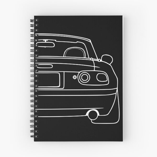 Item preview, Mazda Miata MX5 NA rearview lines best T-shirt design designed and sold by EdimDesign.
