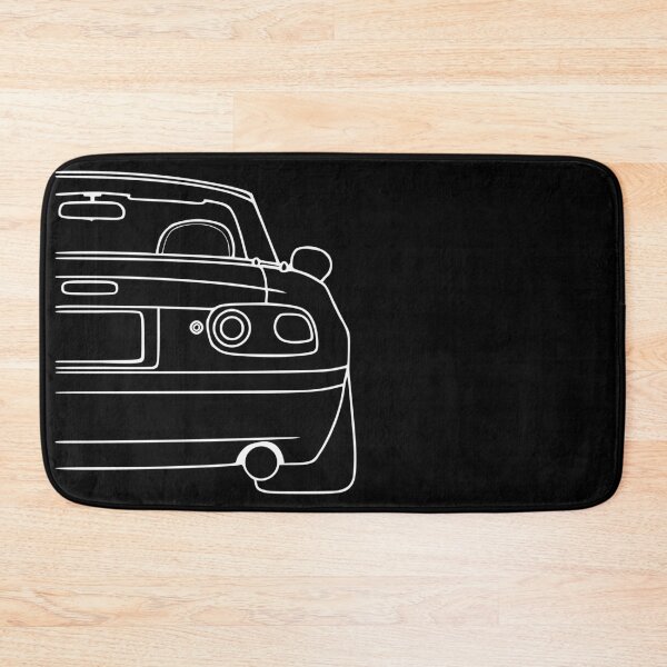 Item preview, Mazda Miata MX5 NA rearview lines best T-shirt design designed and sold by EdimDesign.