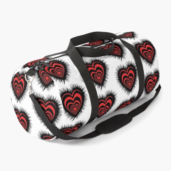 Item preview, Red and Black Hearts within black Heart with Lashes designed and sold by DomGDesign.