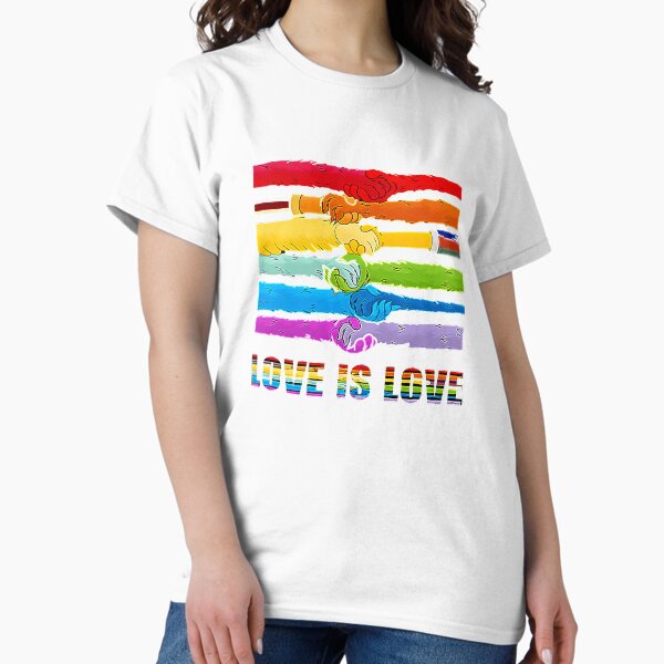 Item preview, LGBT Muppet Hold Hands Love Is Love Essential, Lesbian Gay Pride Flag, LGBT Rainbow Flag designed and sold by EdwardDesignUS.