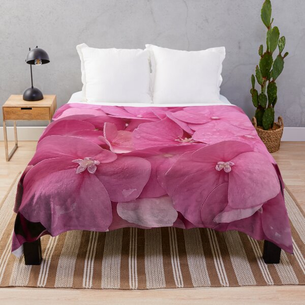 Item preview, Pink hydrangea flower with raindrops designed and sold by Ninaeva.