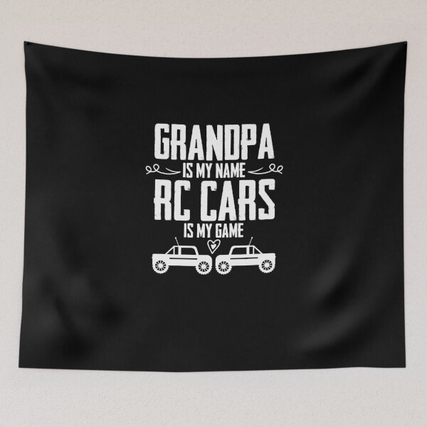 Item preview, Grandpa Is My Name Rc Cars Is My Game Racecar Car Racer designed and sold by Nessshirts.