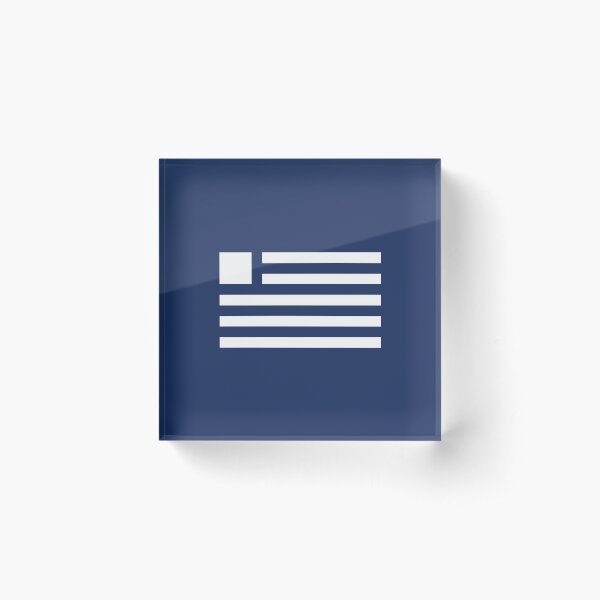 US Airways Flag Design Acrylic Block