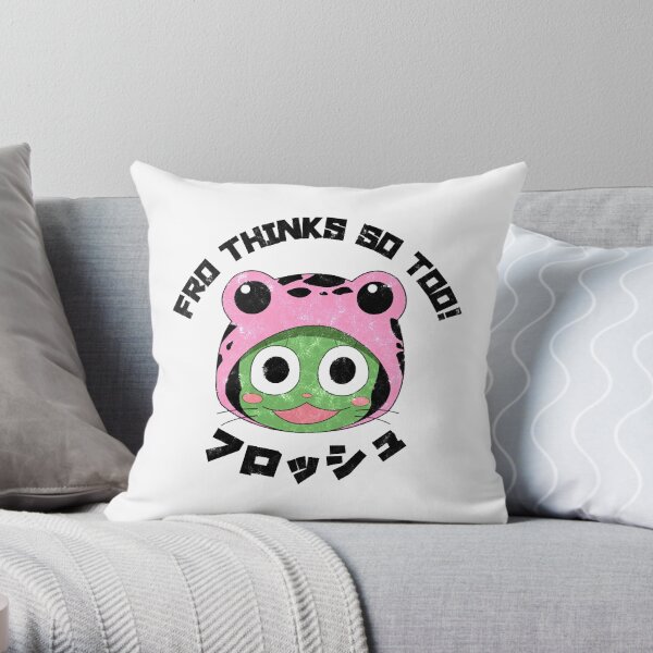 Fairy Tail Frosch Fro Thinks So Too! Throw Pillow