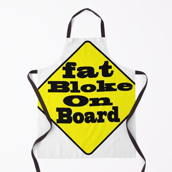 Item preview, Fat Bloke On Board Sticker designed and sold by OldschoolTs.