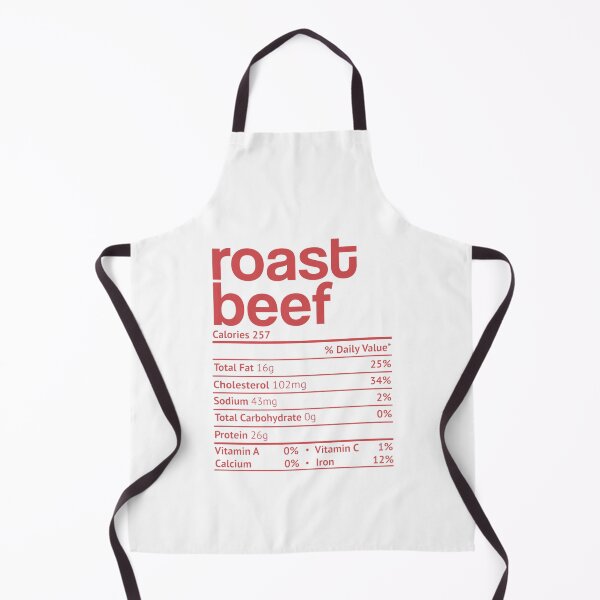 Item preview, Roast Beef Nutrition Fact Funny Thanksgiving Christmas Premium  designed and sold by JethroShop.
