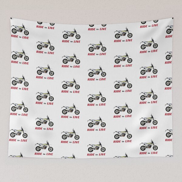 Item preview, Motorcycle Husqvarna 701 quote Ride To Live designed and sold by WiredDesigns.