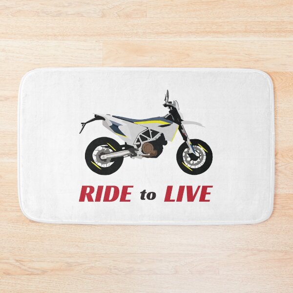 Item preview, Motorcycle Husqvarna 701 quote Ride To Live designed and sold by WiredDesigns.