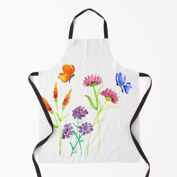 Aperçu de l'œuvre Fleurs sauvages et papillons créée et vendue par MaryAnneHarding.