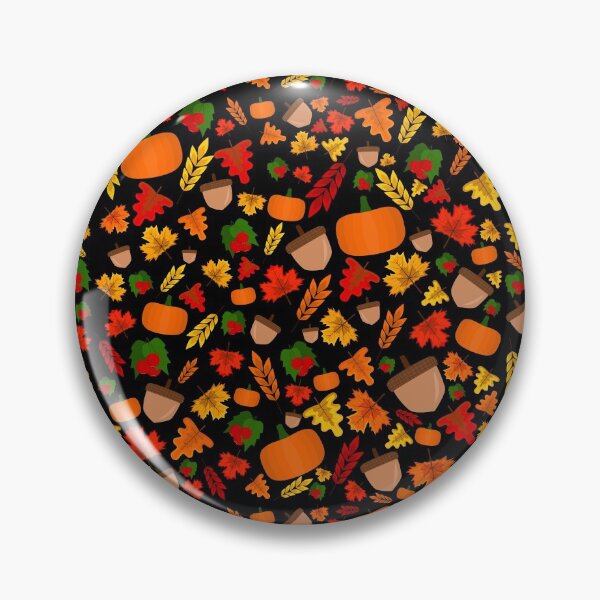 Item preview, Fall Pattern (Black Background) designed and sold by createdbyaldrin.