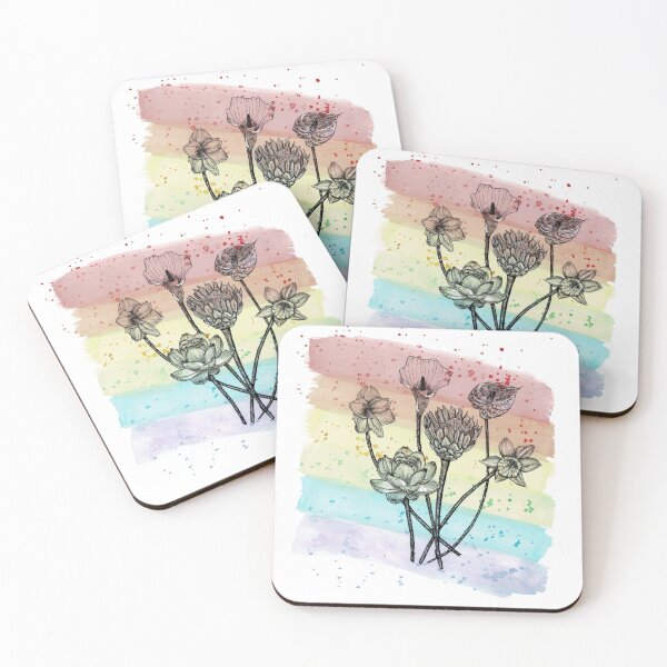 Item preview, 'Proud Flowers' - Hand Drawn LGBTQIA+ Design designed and sold by TaltalimDesign.