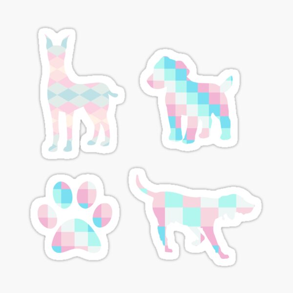 Item preview, Geometric Pastel Dog designed and sold by DAFIN.