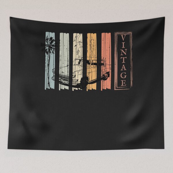Item preview, Classic Vintagestyle Vintage Antique Car and Palms and Birds designed and sold by KainOdeh.