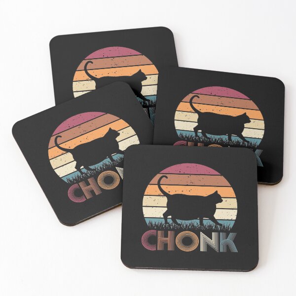 Item preview, Funny Cats Meme, Chonk Cat Chart Vintage Retro designed and sold by ScottKingg.