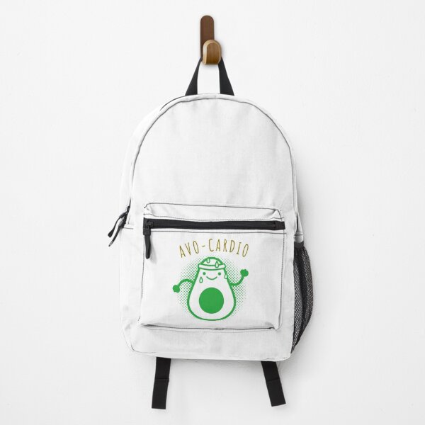 Item preview, Avo-Cardio White - Funny Gym designed and sold by GymWearDepot.