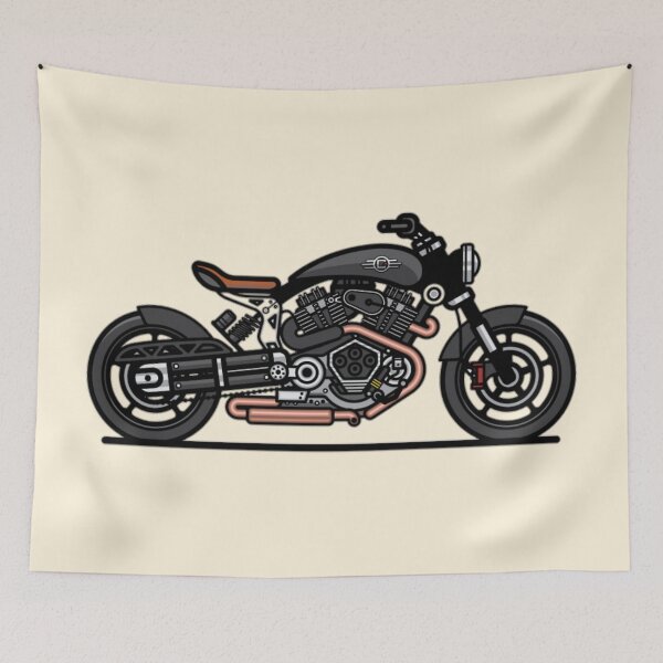 Item preview, Hellcat cruiser bike vector designed and sold by Sovik Goswami.