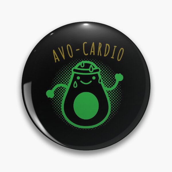 Item preview, Avo-Cardio Black - Funny Gym designed and sold by GymWearDepot.