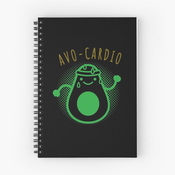 Item preview, Avo-Cardio Black - Funny Gym designed and sold by GymWearDepot.