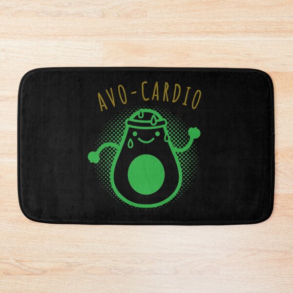 Item preview, Avo-Cardio Black - Funny Gym designed and sold by GymWearDepot.