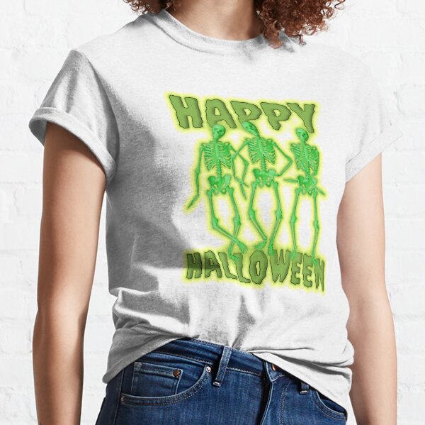 Happy Halloween Skeleton Dance Classic T-Shirt
