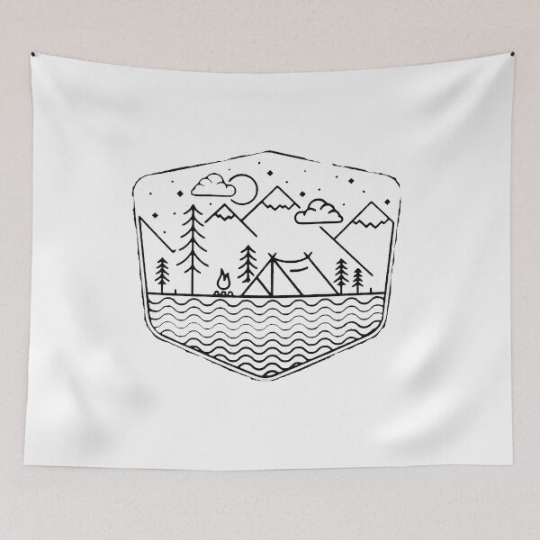 Item preview, Camping Is In Tents | Camping Vibes designed and sold by ghazalish.